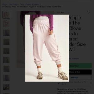 Blokecore gorpcore nostalgia earthy artisanal Free People Joggers Size large